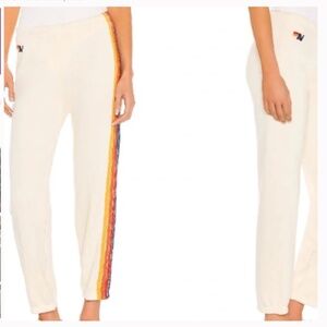 Aviator Nation 5 Stripe Sweatpant Sz XS
